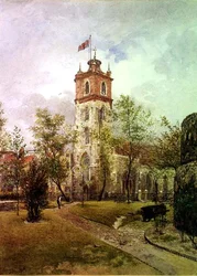 Südwestansicht St. Giles, Cripplegate