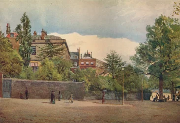 Spring Gardens vom Mall, Westminster, London, um 1880-1926