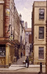 Stag Public House, Devereux Court, London, 1887