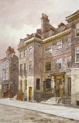 Ansicht der Mansell Street, London, 1886