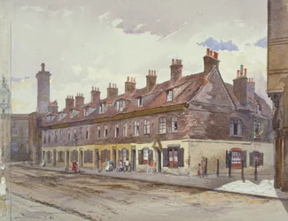 Ansicht der Old Pye Street, Westminster, London, 1883