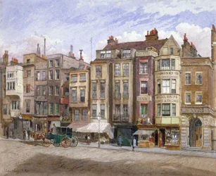 Ansicht von Geschäftsräumen im Strand, Westminster, London, 1881