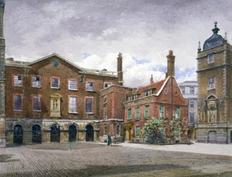 Ansicht der Grammar School in Christ