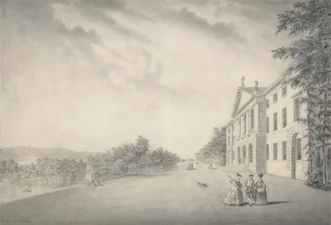 Ostansicht von West Wycombe House, Buckinghamshire