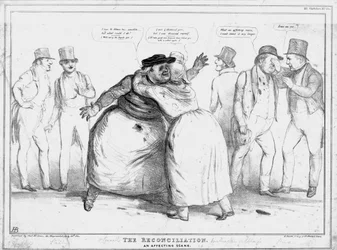 Die Versöhnung. Eine bewegende Szene, 1834