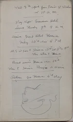 Skizzenbuch mit 60 Skizzen und Illustrationen, Schriften über Temperamalerei und Künstler, darunter Botticelli
