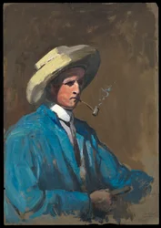 Selbstporträt von Herbert Barnard John Everett, frühes 20. Jahrhundert
