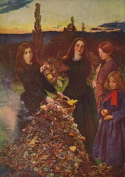 Herbstblätter, 1856, ca. 1915
