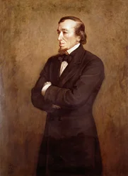 Porträt von Benjamin Disraeli (1804-1881) Earl of Beaconsfield, 1881
