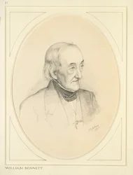 Porträt von William Bennett, 1850