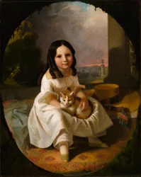 Mary Elizabeth Francis, die Tochter des Künstlers