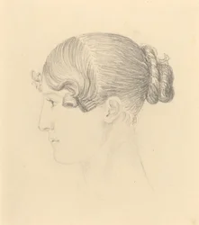Kopf einer Frau (Theresa Turner?)