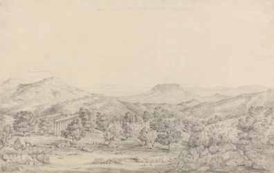 Gesamtansicht des Tempels des Apollo Epicurius in Bassai, Phigalea