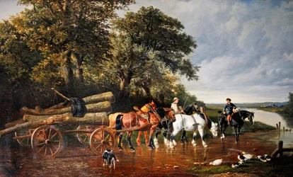 Der Holzfuhrwagen