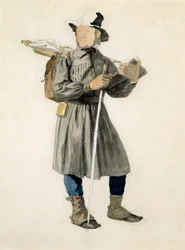 Stehender Künstler