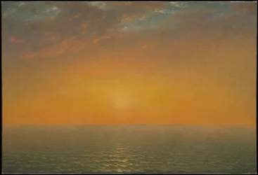 Sonnenuntergang über dem Meer