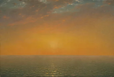 Sonnenuntergang am Meer, 1872