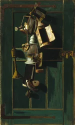 Tür mit Laternen, ca. 1880