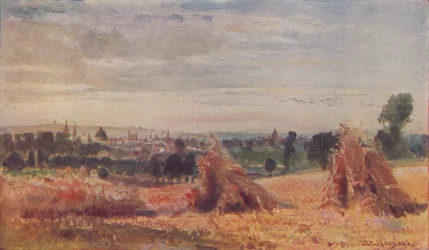 Eine entfernte Ansicht von Oxford, 1910