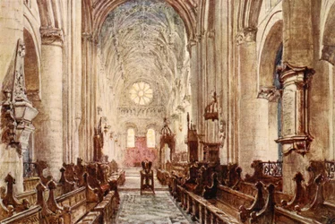 Innenraum der Kathedrale von Christ Church, 1903