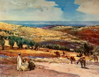 Auf der Straße von Jerusalem nach Bethanien