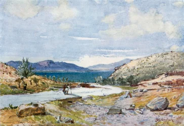 Heilige Straße von Athen nach Eleusis (Blick auf Salamis)