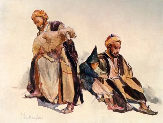 Syrische Hirten und Hirtenjunge, 1902