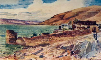 Der See von Galiläa, Blick nach Süden von Tiberias