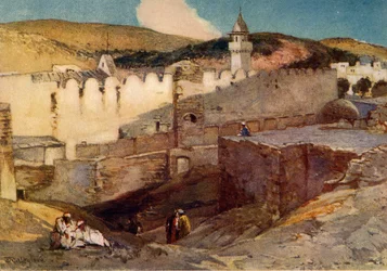 Die Moschee in Hebron über der Höhle von Machpela