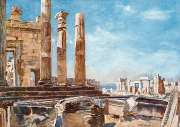 Das nördliche Portikus des Erechtheion