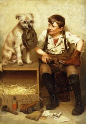 Schuhputzerjunge, 1902