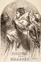 Illustration für Maß für Maß, aus 