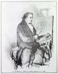 Joseph Mallord William Turner, graviert von W.J. Linton, ca. 1837