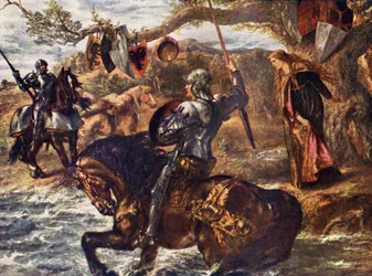Sir Lancelot, Illustration aus 