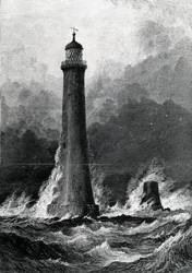 Der vorgeschlagene neue Eddystone-Leuchtturm, Illustration aus 
