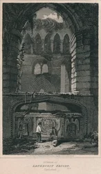 Innenraum der Lanercost Priory, Cumberland, 1814
