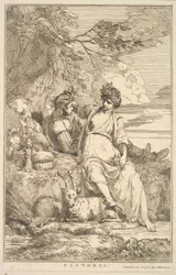 Pastoral aus Fünfzehn Radierungen Sir Joshua Reynolds gewidmet, 8. Dezember 1778