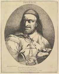 Shylock Zwölf Charaktere aus Shakespeare, 15. März 1776