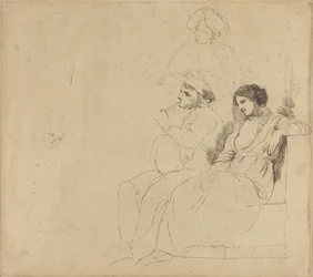 Studie für "Die rustikalen Tänzer"