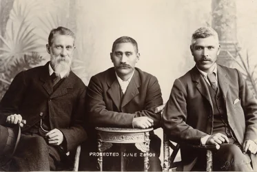 William Australia Graham, König Mahuta Tawhaio und Tahuna Heirangi, Juni 1898