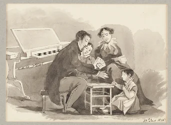 Ein Kartenspiel, 1815