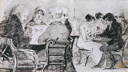 Karten und Schach, 1815
