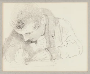 Mann beim Schreiben, 1825