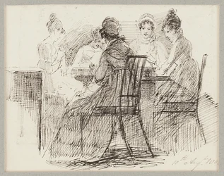 Sitzende Gruppe, 1808