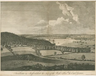 Trentham Hall: Gravur