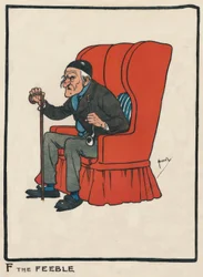 F the Feeble / J. Hassall / Zeichnung, 1903