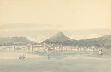 Eine Stadt am Genfersee
