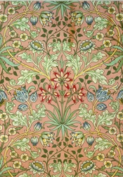 Hyazinthen-Tapete, entworfen für Morris and Company