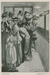 Die Verlustliste im Kriegsministerium