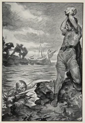 Thorbion hob den riesigen Stein, aus 
